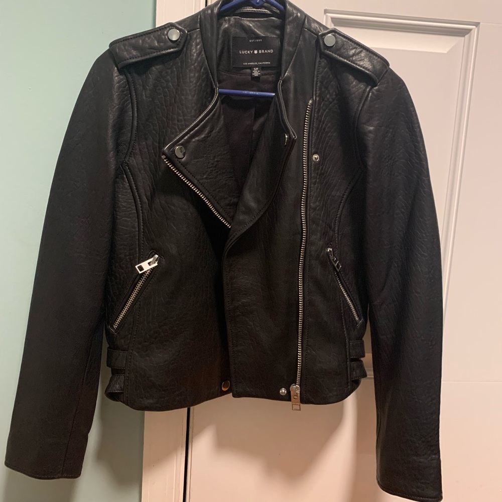 Lucky brand buttery soft leather jacket